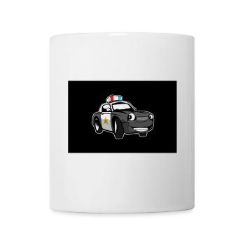 police - Mug blanc - blanc - Devant