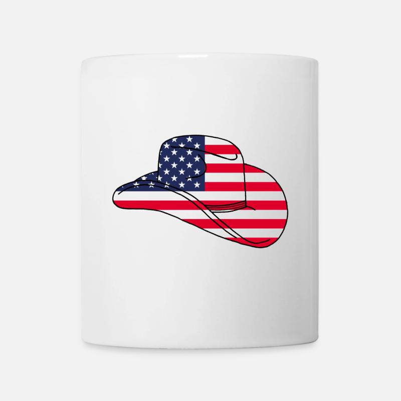 Usa Hut - Tasse - Weiß