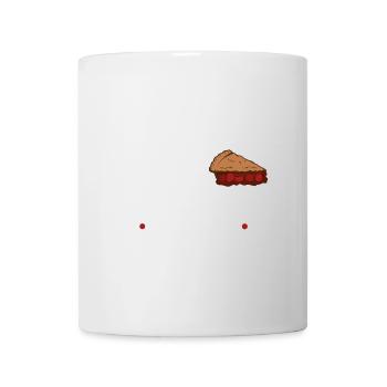 Tarte au jour Pi - Mug blanc - blanc - Devant