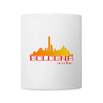 Bologna Skyline Orange Red - Mug - white - Front