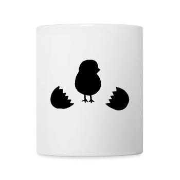 Baby-Küken-Ei - Tasse - Weiß - Vorne