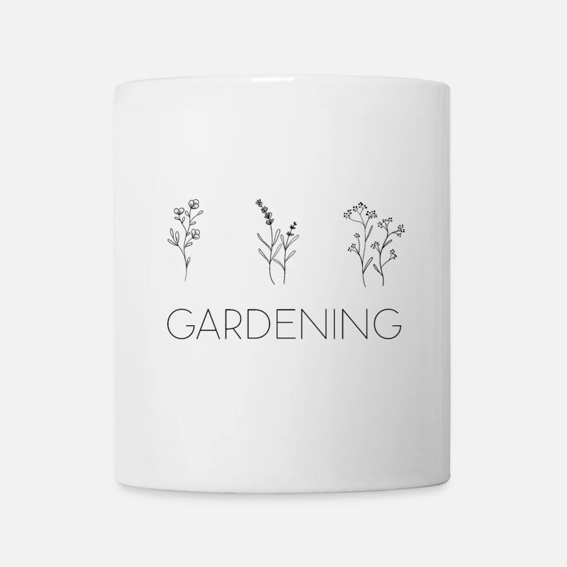 Gardening Gärtnern - Tasse - Weiß