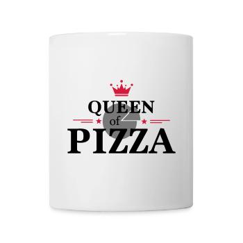Reine de la pizza - Mug blanc - blanc - Devant