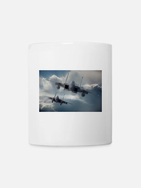 F-15 Eagle - Tasse - Weiß