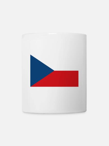 Tchéquie drapeau tchèque drapeau - Mug blanc - blanc
