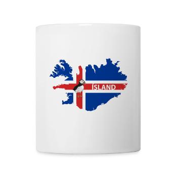 Iceland Flag Puffin Iceland Design - Mug - white - Front