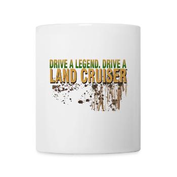 Landcruiser Drive Une légende - Mug blanc - blanc - Devant