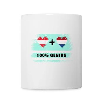 Austria and Netherlands 100% Ingenious / Gift - Mug - white - Front