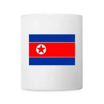Flag of North Korea logo North Korean flag - Mug - white - Front