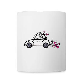 Strichmännchen Hochzeit - Tasse - Weiß - Vorne