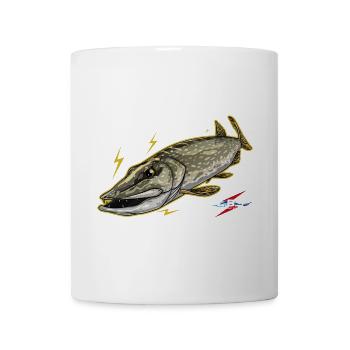 Brochet Sauvage - Mug blanc - blanc - Devant