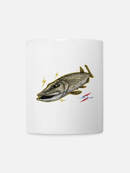 Brochet Sauvage - Mug blanc - blanc