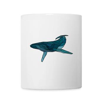 Buckelwal blanko - Tasse - Weiß - Vorne