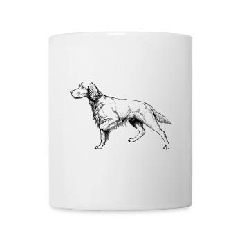 Setter vorstehend - Tasse - Weiß - Vorne