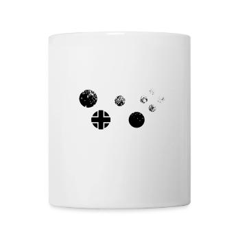 Splatter - Controller Muster für Gamer cool - Tasse - Weiß - Vorne