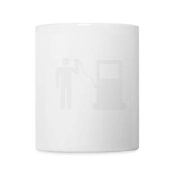 Humour de station-service à essence Plein plein drôle - Mug blanc - blanc - Devant