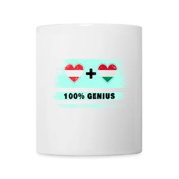 Autriche et Hongrie 100 % Genial / Cadeau - Mug blanc - blanc - Devant