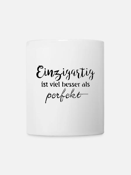 Einzigartig - Tasse - Weiß