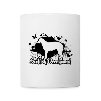 SCOTTISH DEERHOUND Dogs Dog Greyhound Wilsigns - Mug - white - Front