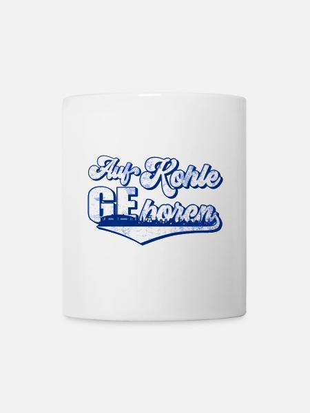Auf Kohle geboren | Gelsenkirchen Ruhrpott - Tasse - Weiß