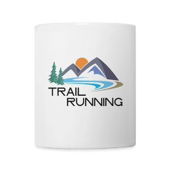Trail Running - Mug blanc - blanc - Devant