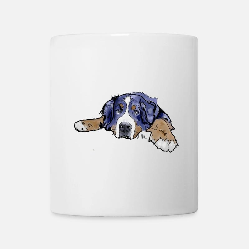 Bernese Mountain Dog - Mug - white