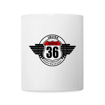 LA ROUTE 36 - Mug blanc - blanc - Devant