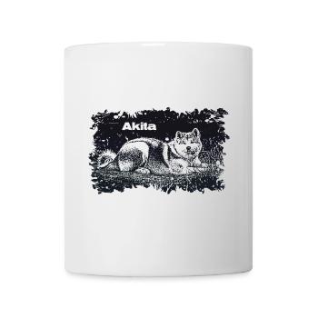 Akita - Tasse - Weiß - Vorne