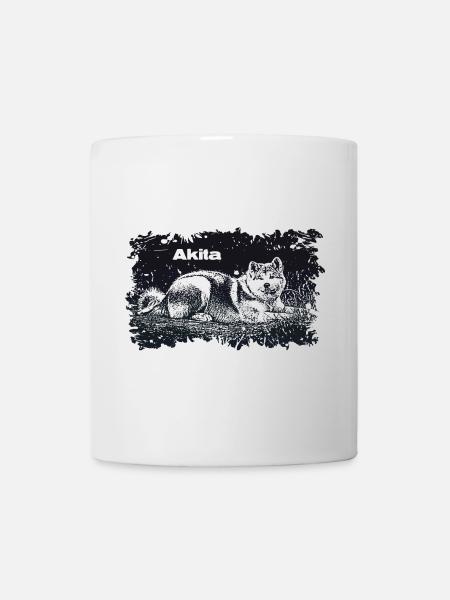 Akita - Tasse - Weiß
