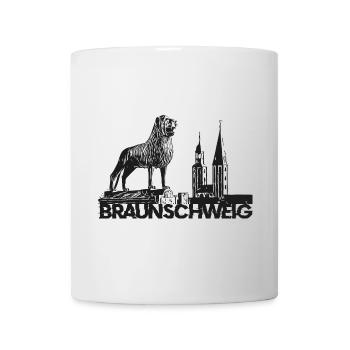 Braunschweig Löwe - Tasse - Weiß - Vorne