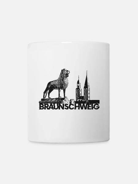 Braunschweig Löwe - Tasse - Weiß