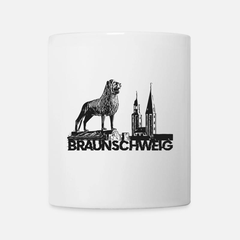 Braunschweig Löwe - Tasse - Weiß
