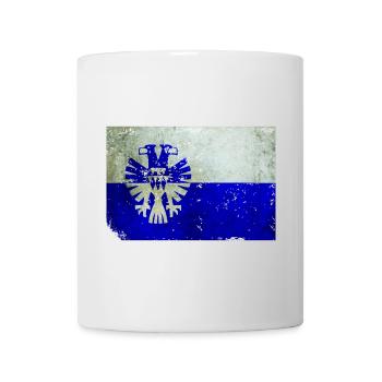 t-shirt drapeau d’Arnhem effet grunge Nederland - Mug blanc - blanc - Devant
