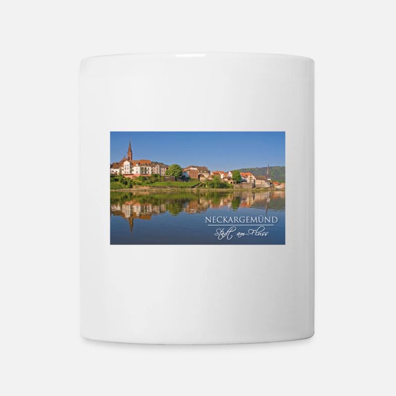Neckargemünd - ville sur la rivière - Mug blanc - blanc