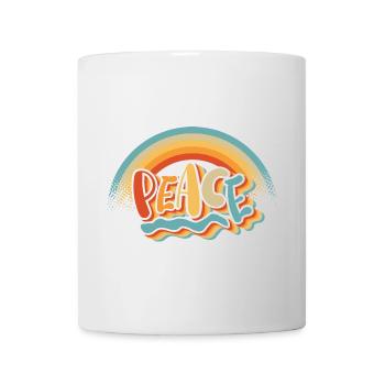 Peace Peace Freedom No War Peace Sign - Mug - white - Front