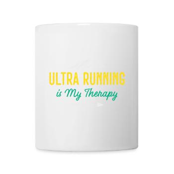 Ultra Running ist meine Therapie - Tasse - Weiß - Vorne