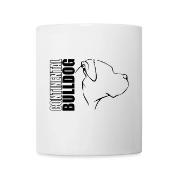 CONTINENTAL BULLDOG Profile Dogs Dog Wilsigns - Mug - white - Front