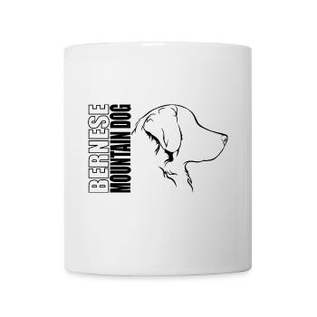 BERNESE MOUNTAIN DOG Profil Chiens Wilsigns - Mug blanc - blanc - Devant