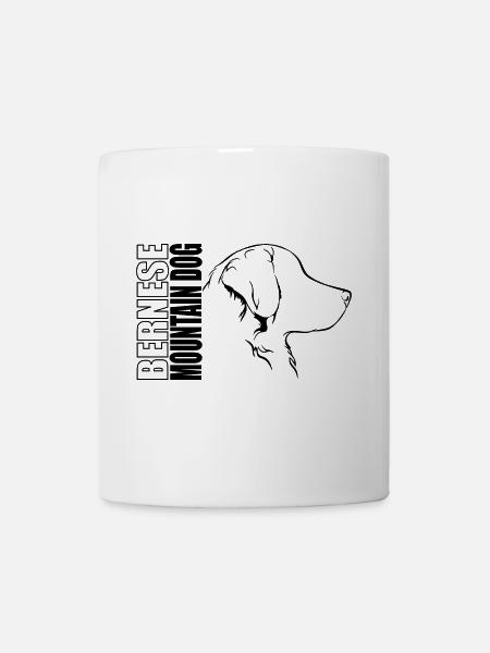 BERNESE MOUNTAIN DOG Profil Chiens Wilsigns - Mug blanc - blanc
