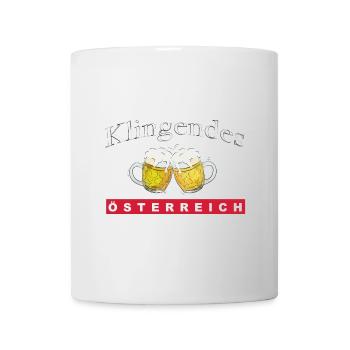 Klingendes Österreich - Bierkrüge - Tasse - Weiß - Vorne