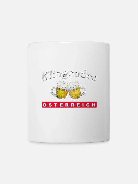 Klingendes Österreich - Bierkrüge - Tasse - Weiß