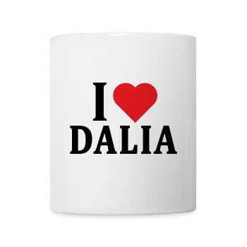 T-shirt J’adore Dalia t-shirt idée cadeau - Mug blanc - blanc - Devant