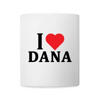 T-shirt J’adore Dana t-shirt idée cadeau - Mug blanc - blanc - Devant