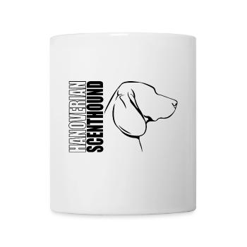 HANOVERIAN SCENTHOUND Profil Chiens Wilsigns - Mug blanc - blanc - Devant
