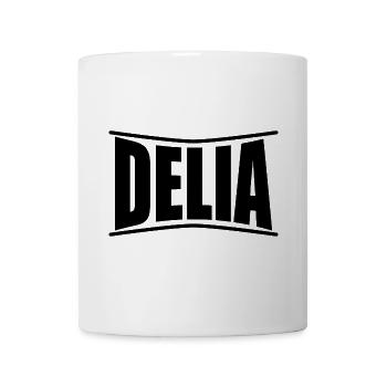 Delia T-Shirt Geschenkidee - Tasse - Weiß - Vorne
