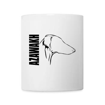 AZAWAKH Profile Dogs Dog Wilsigns Greyhounds - Mug - white - Front