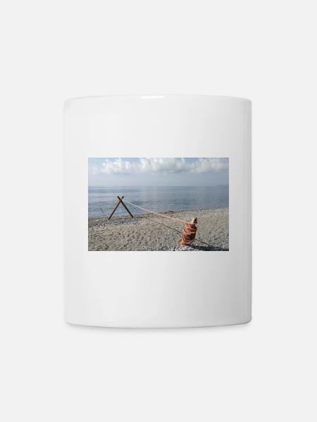 Meeresseil auf See - Tasse - Weiß