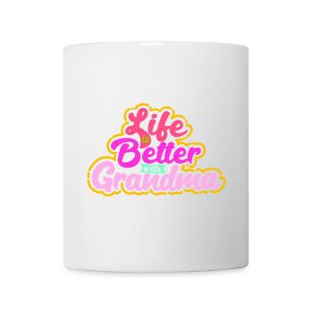 Enkelkind Oma Statement Großmutter Lieblingsoma - Tasse - Weiß - Vorne