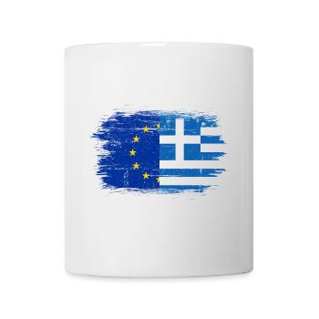 GrecoEU Flag Fusion - Mug - white - Front