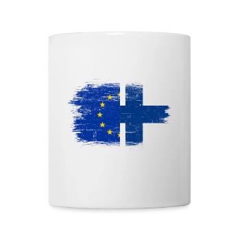 EU Stars Finnish Cross Fusion - Mug - white - Front